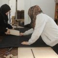 لجنة المرأة بمجلس الرقة المدني يقوم بدورات خياطة في الرقة