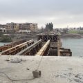 أخر مراحل إعادة تأهيل الجسر العتيق مع مراسلنا عبد في الرقة