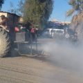 أعمال البلدية لمكافحة الحشرات مع مراسلنا عبد الرزاق في الرقة
