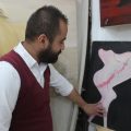 أحمد عبد المجيد العليص، رسام عائد من ألمانيا للرقة